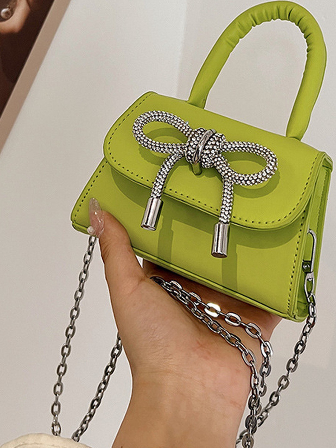 CORSICA Women Mini Bow PU Sling Bag
