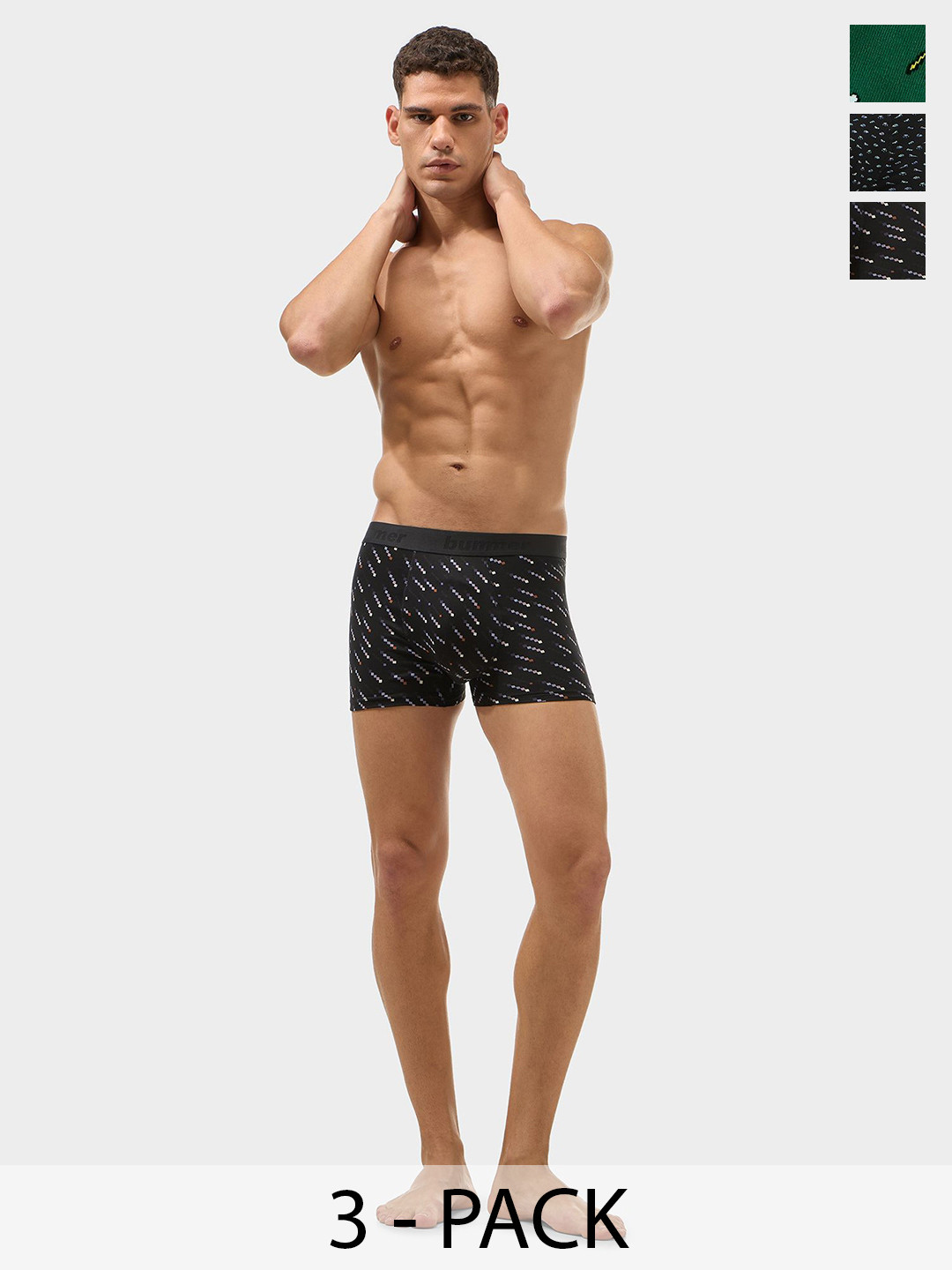 bummer Men Pack Of 3 Printed Trunk TRASTRBANVRO03