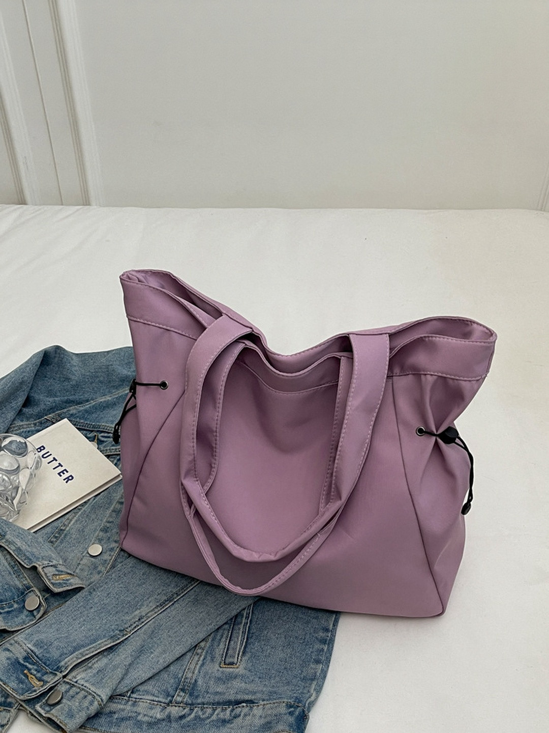 CORSICA Women Purple PU Structured Hand Bag