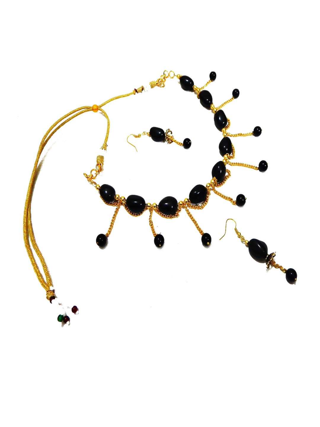 Jaya Vision Jewelry Black Jewellery Set