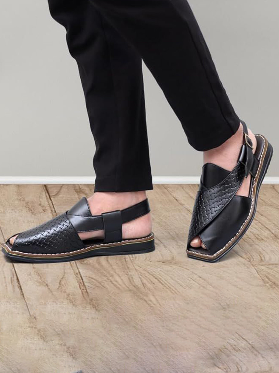 N N Creation Men Ethnic Waterproof Lining Fisherman Sandals