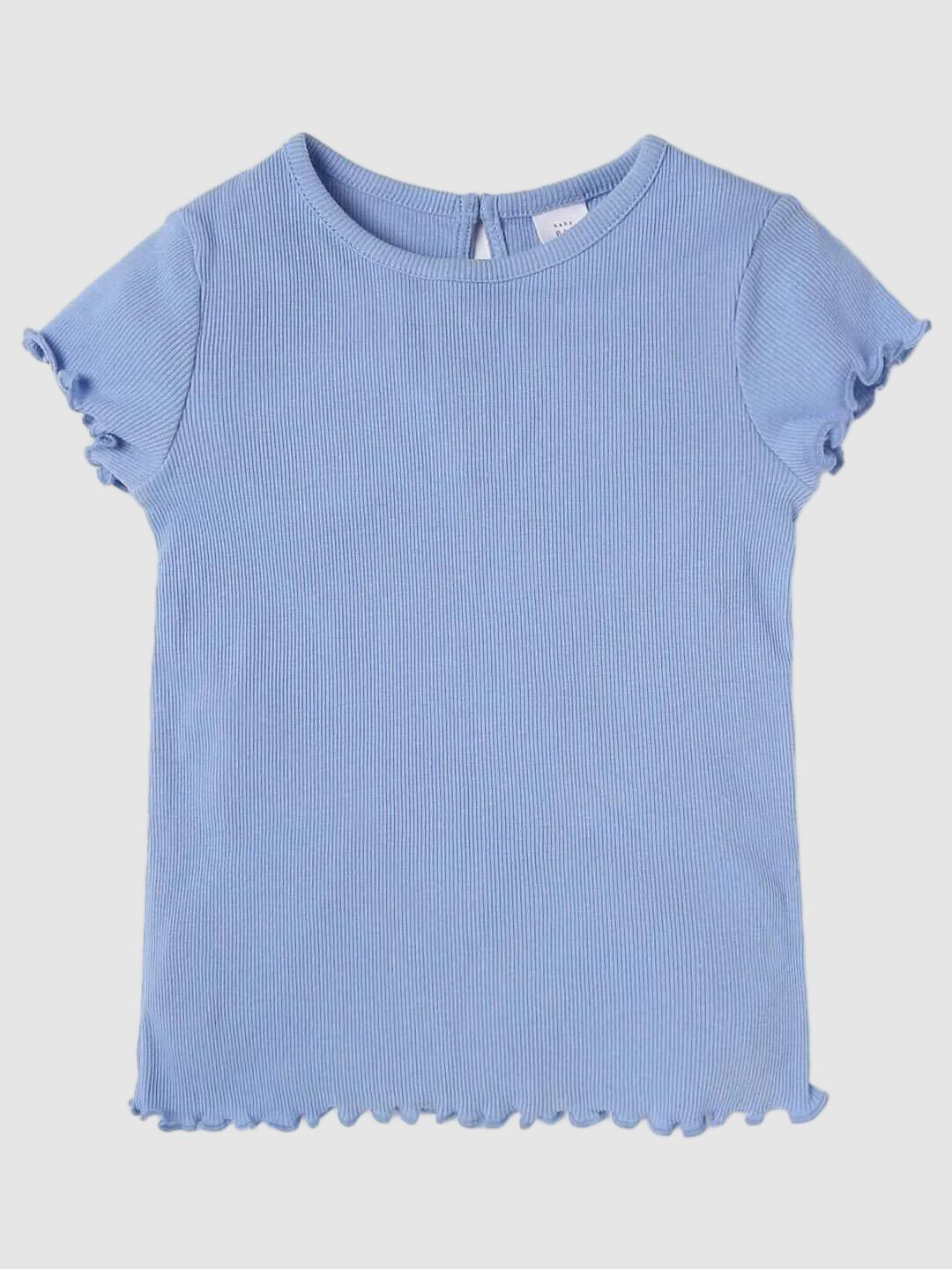 GAP Girls Round Neck Top with Short Sleeves