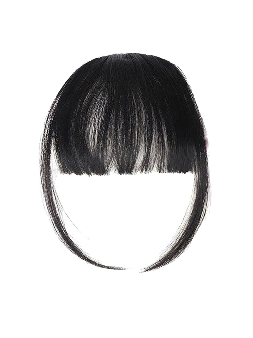 VIEWS Clip-In Wavy Scalp Topper Hair Extension - Black- 6 Inches