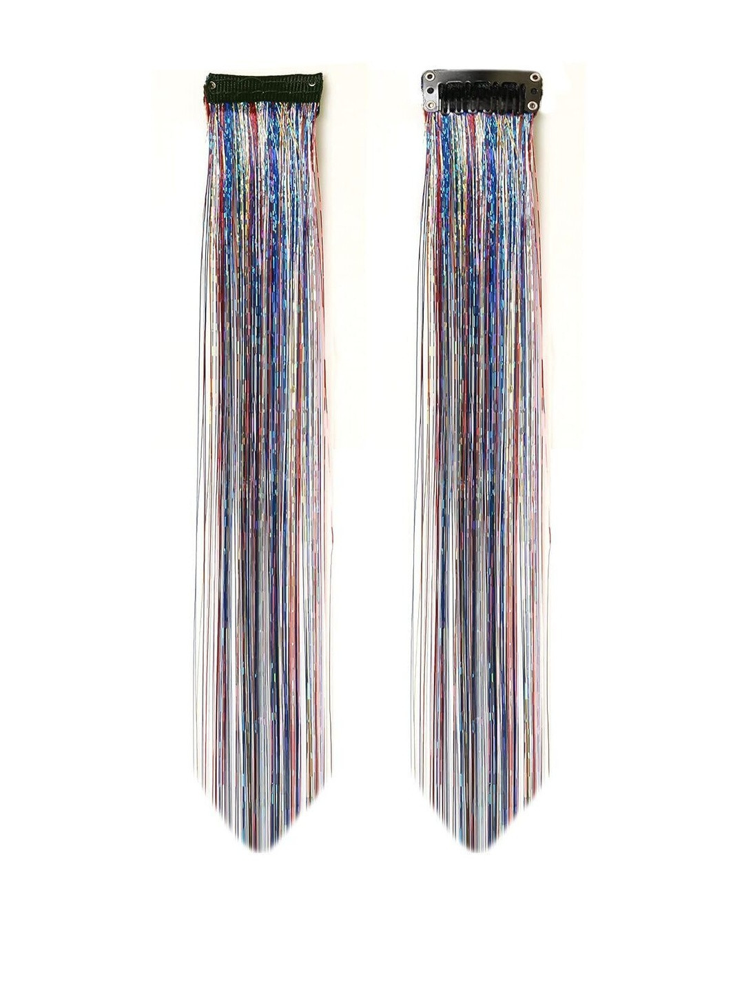VIEWS Women Set Of 2 Wavy Clip-In Locks Hair Extension - 24 inch