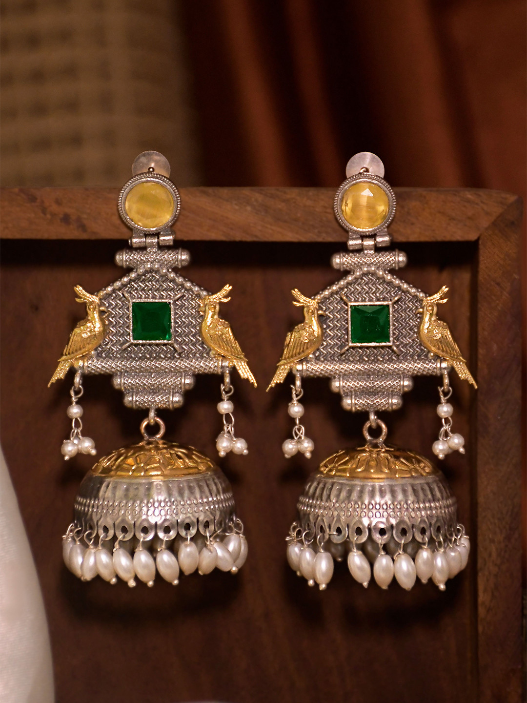NAMAN ARTS Contemporary Jhumkas Earrings