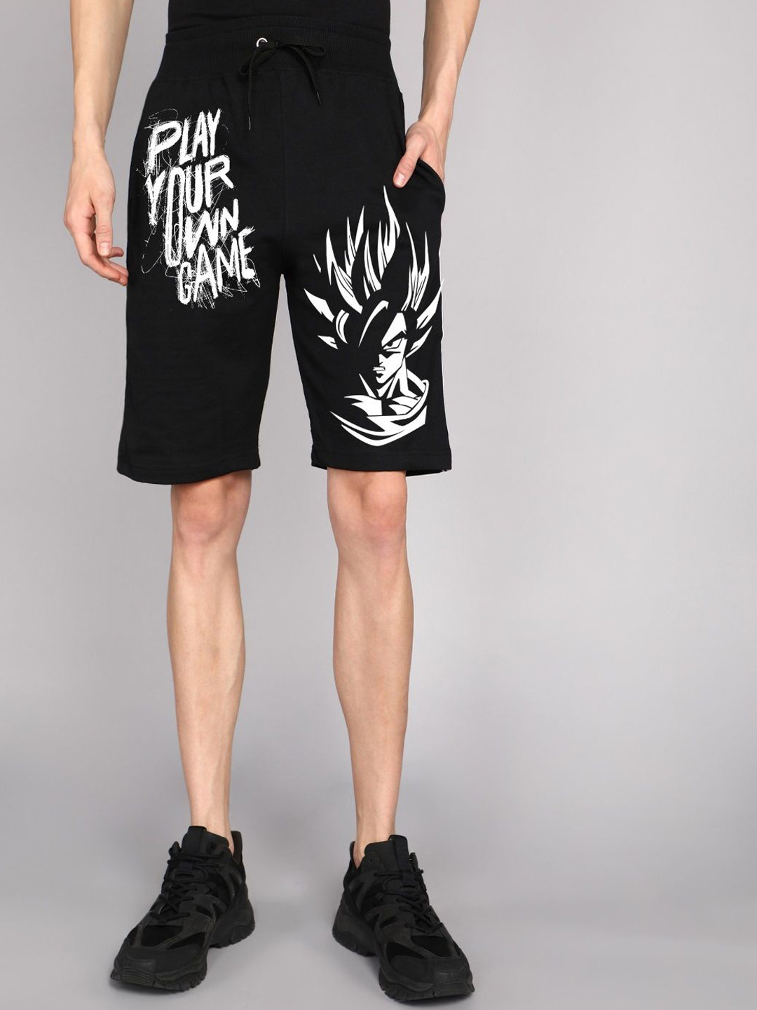 GYRFALCON Men Printed Regular Fit Cotton Shorts