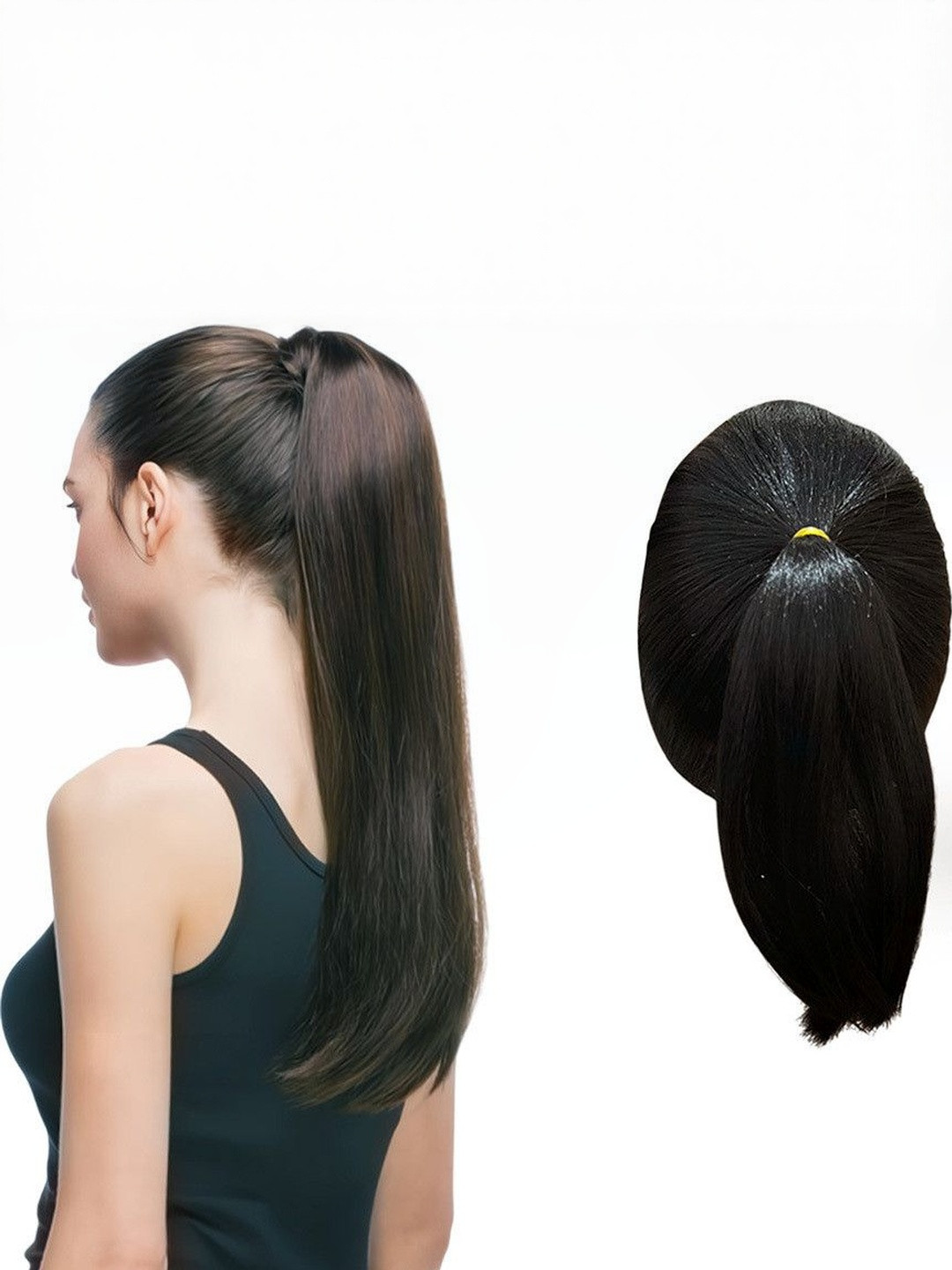 VIEWS Women Brown  Straight Tape-In Extension - 14 In