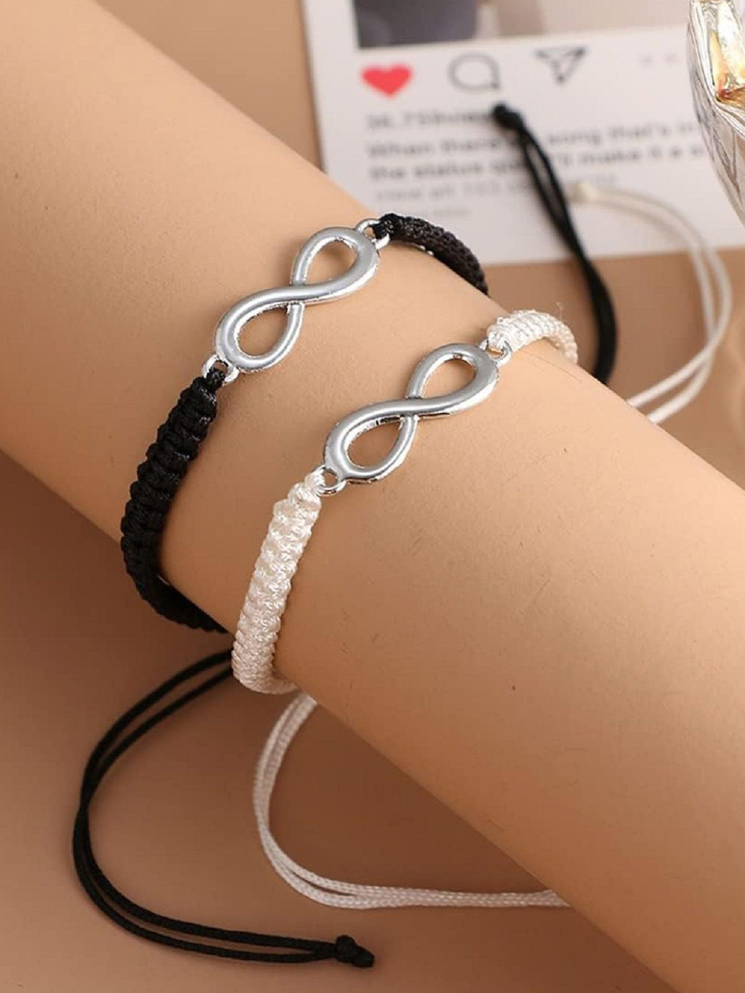 Mahadev Immitation Women 2 Silver-Plated Charm Bracelet