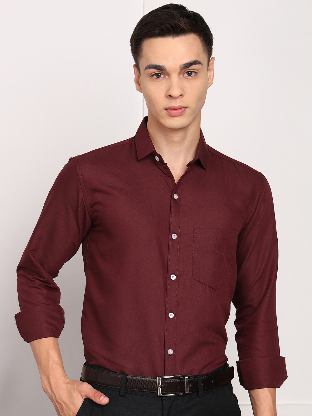 encore by INVICTUS Men Slim Fit Formal Shirt