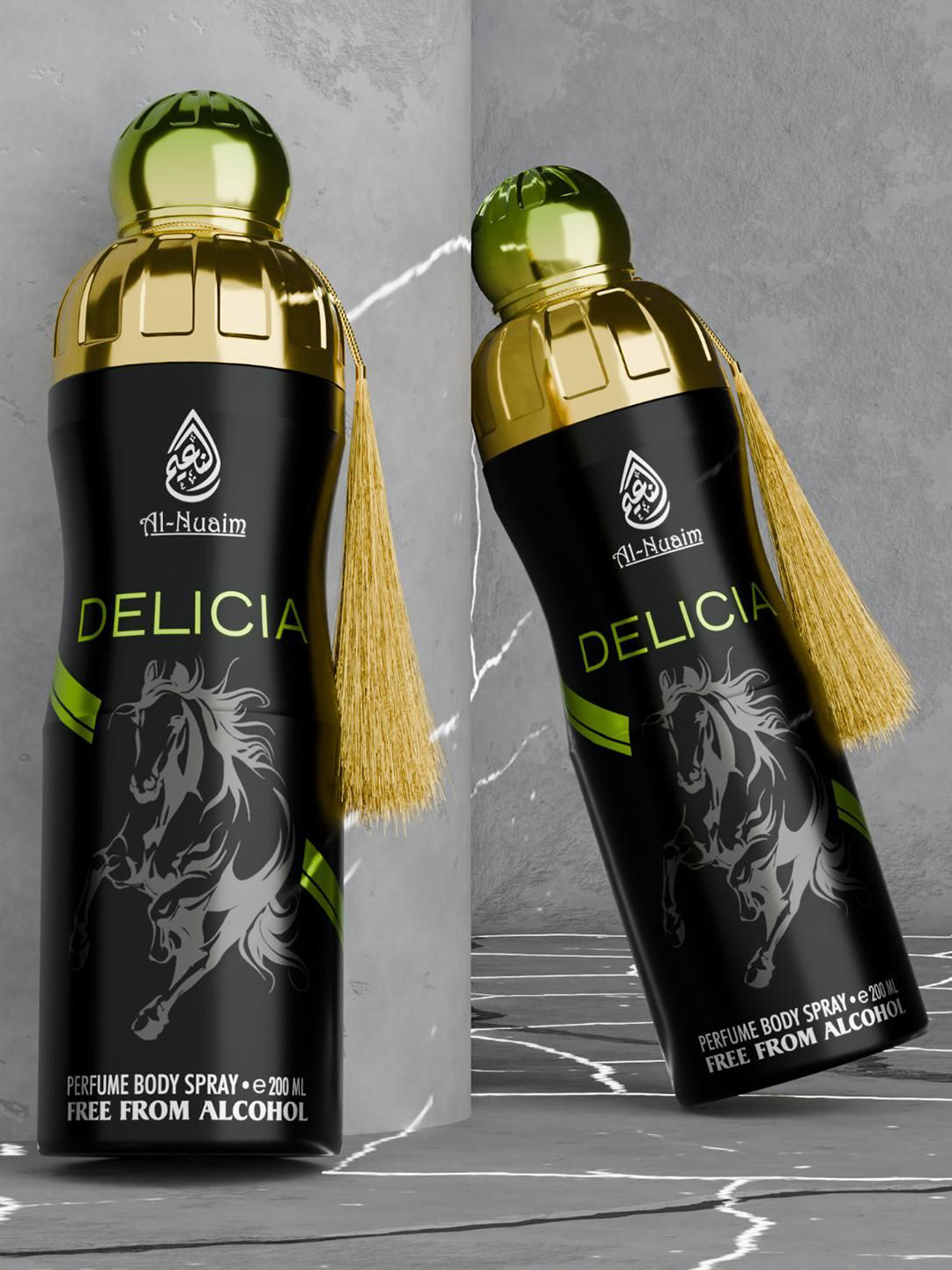 Al-Nuaim Delicia Long Lasting Alcohol Free Deodorant - 200 ml