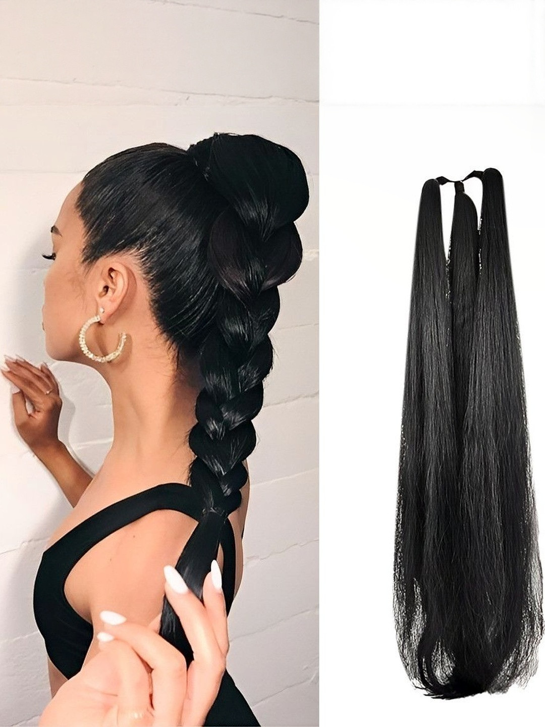 VIEWS Women Straight Ponytai Hair Extension