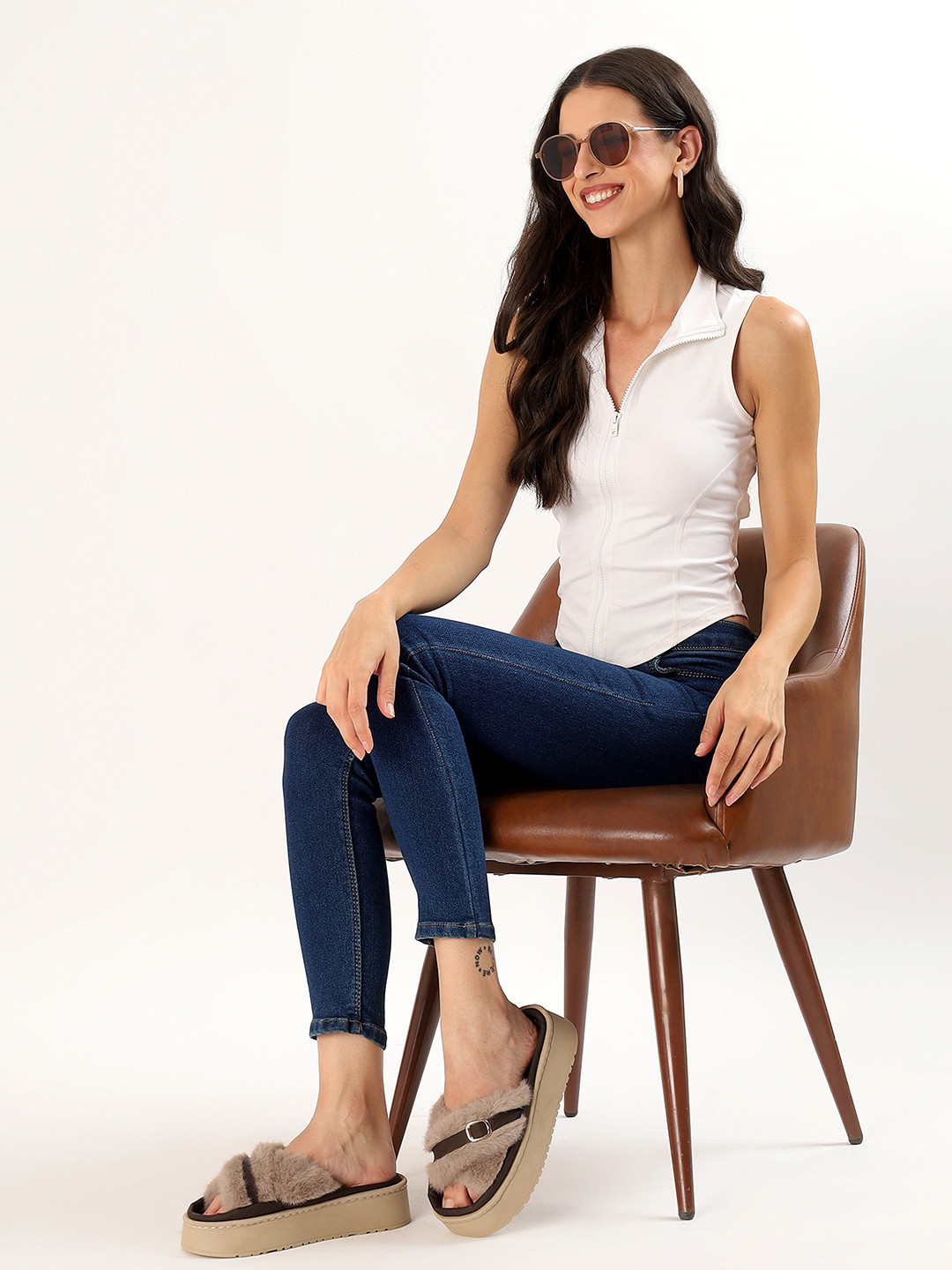 CASSIEY Women Flatform Heel Sandals with Buckles