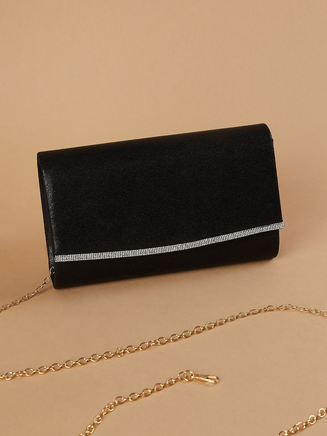 CODE by Lifestyle Women Solid Crossbody Embellished Sling Bag