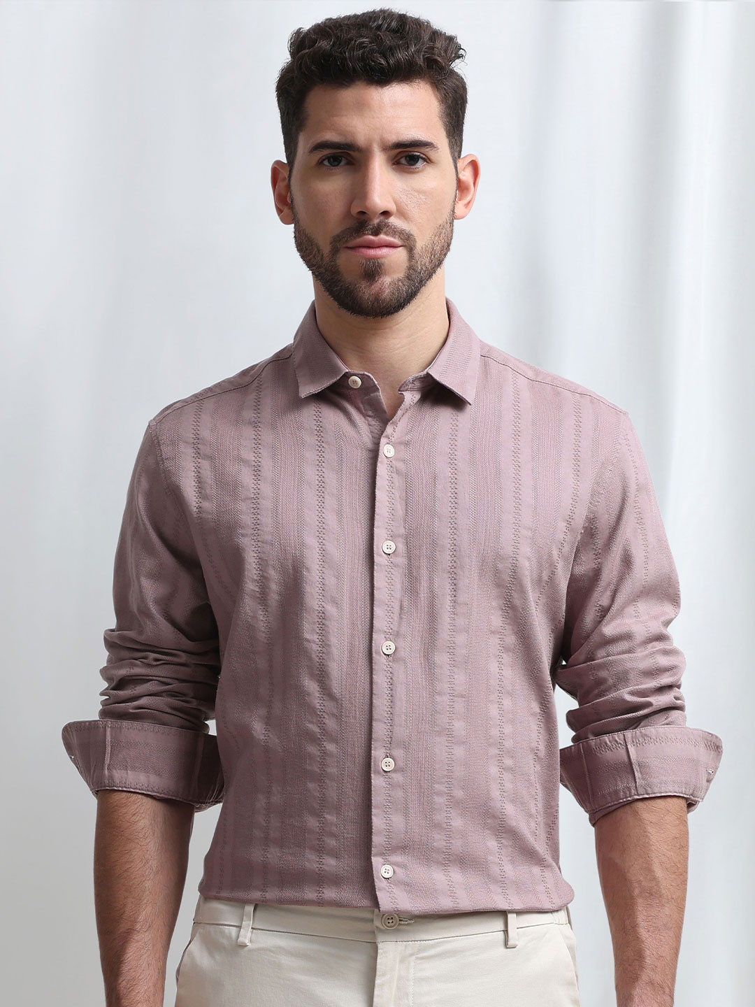 Mufti Men Slim Fit Party Shirt