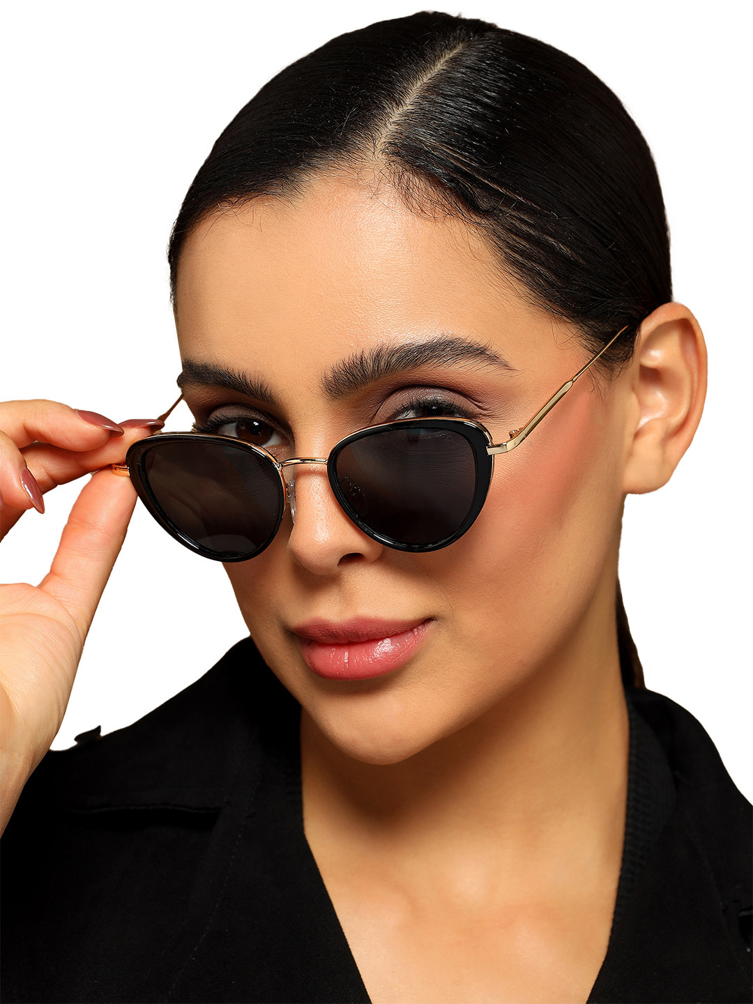 Eyejack by Voyage Unisex Cateye Sunglasses with UV Protected Lens 9435CL1103