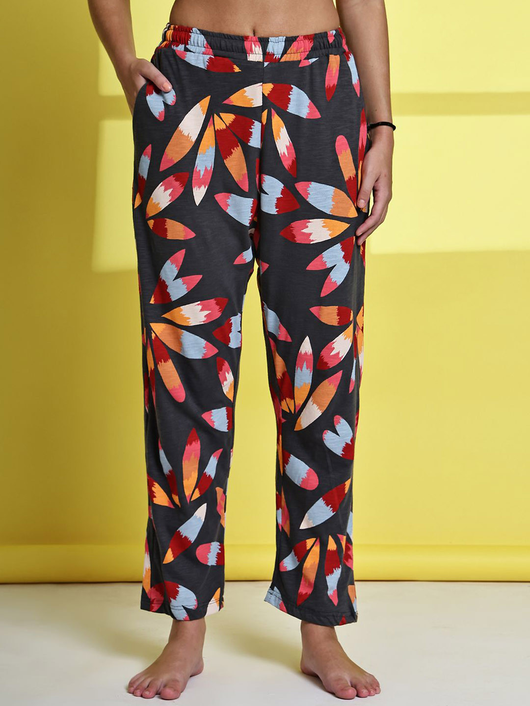 TAG 7 Women FLower printed Cotton lounge pant