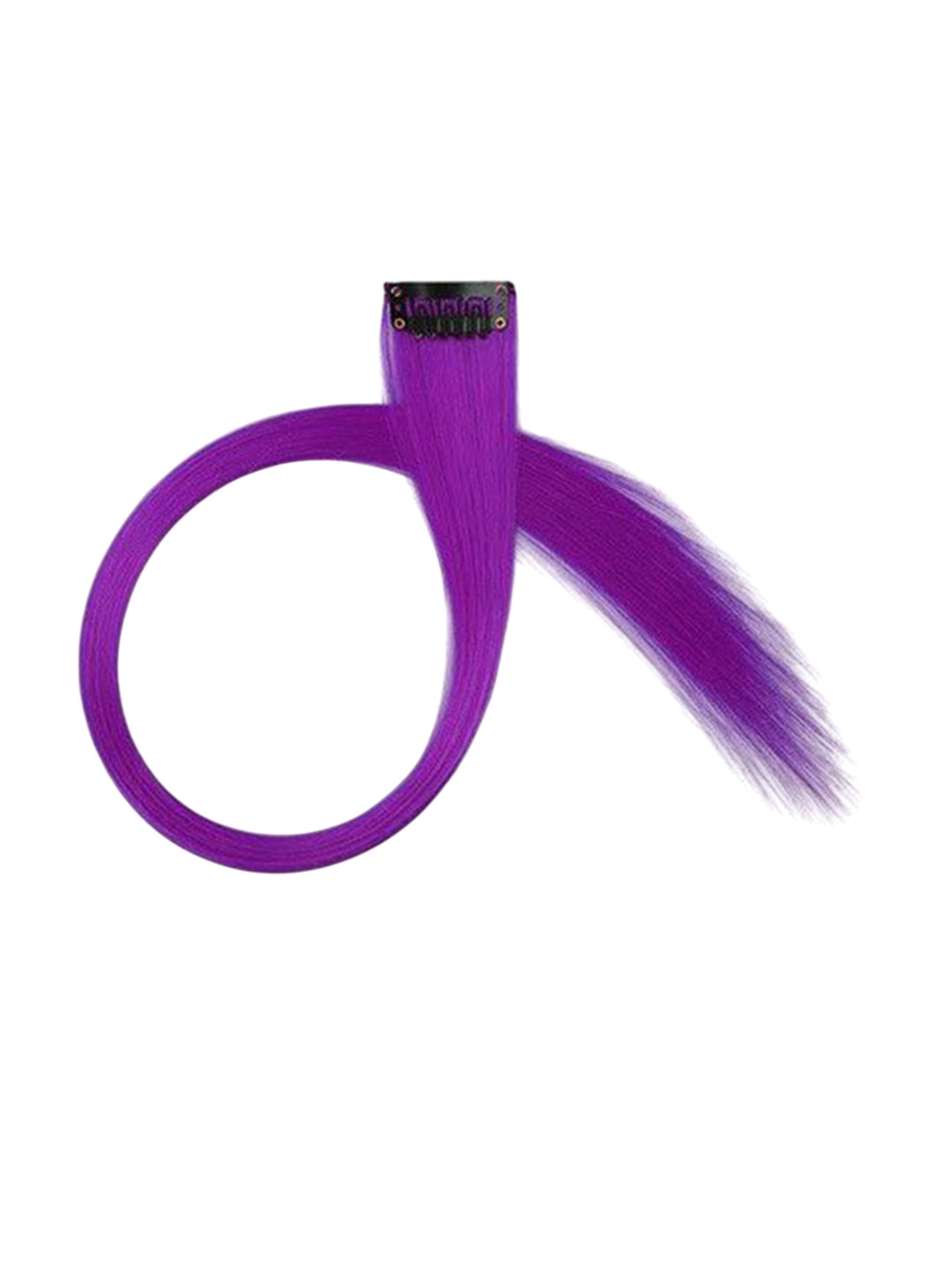 VIEWS Women Lavender Wavy Clip-In Locks Hair Extension - 20 inch