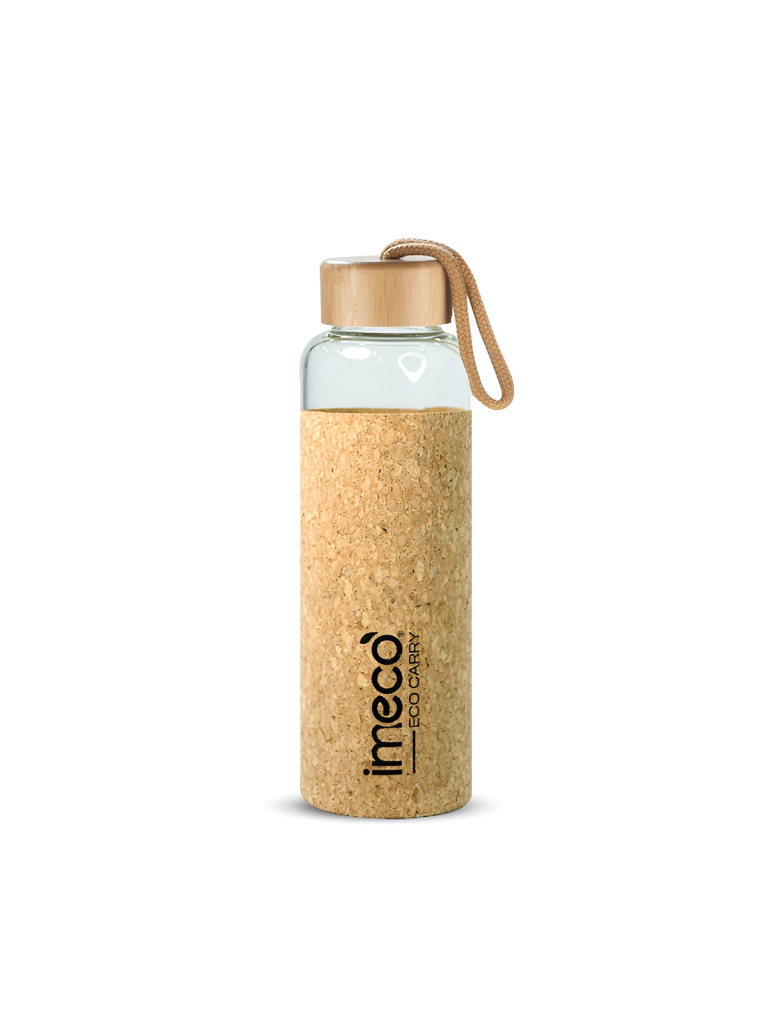 IMECO Transparent & Gold-Toned Brand Logo Printed Water Bottle 500ml