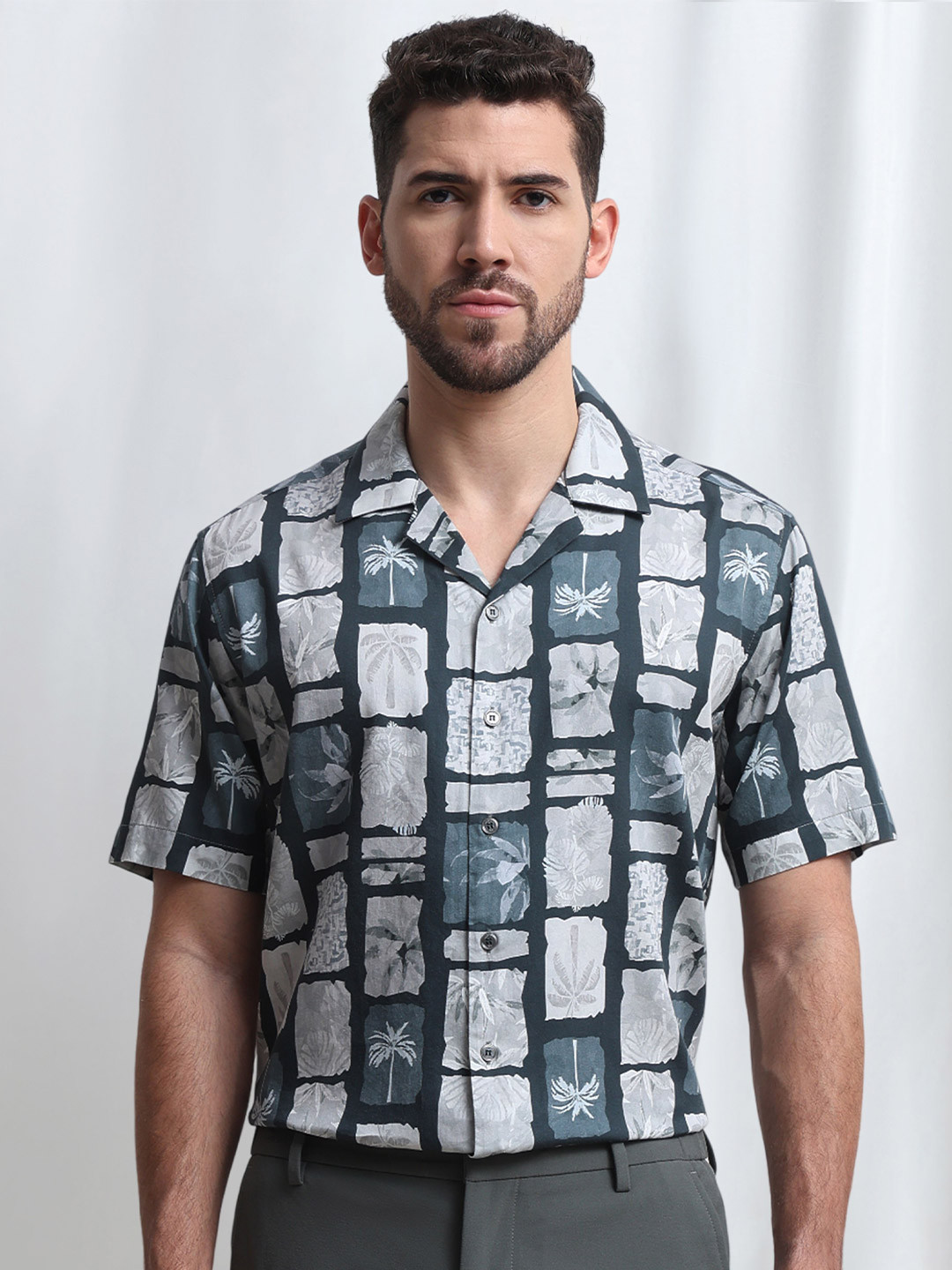 Mufti Men Printed Casual Shirt
