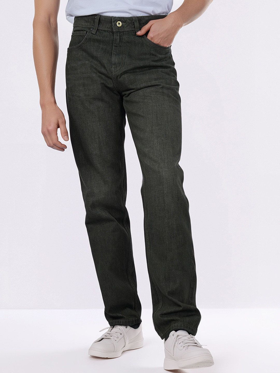 Celio Men Jean Relaxed Fit Low-Rise Cotton Denim Jeans