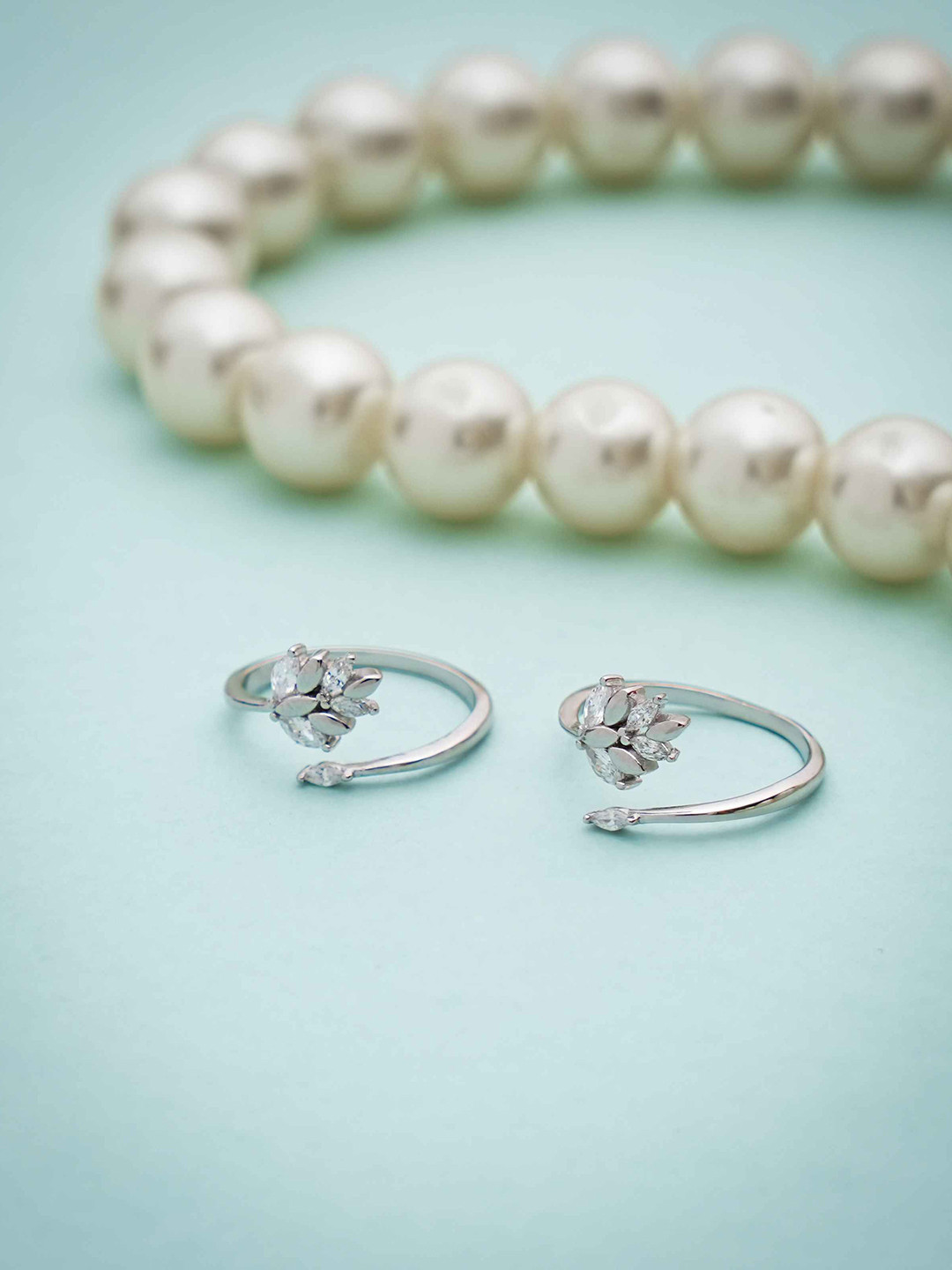 DIAVO Ivy Sylvana Silver Toe Rings