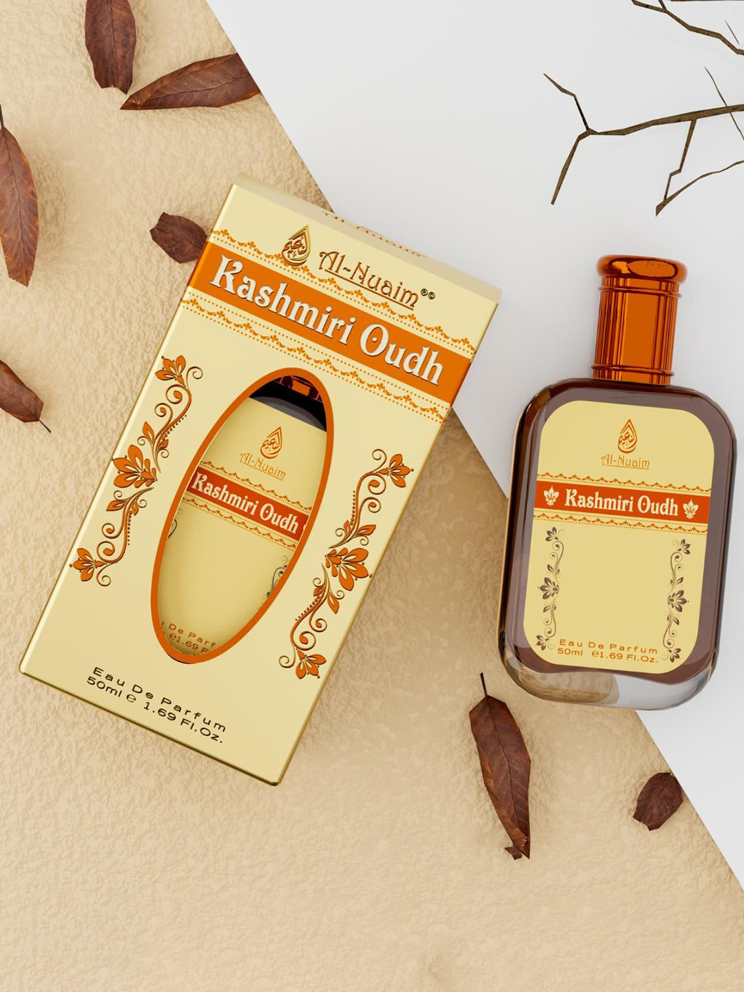 Al-Nuaim Kashmiri Oud Long Lasting Eau De Parfum - 50 ml