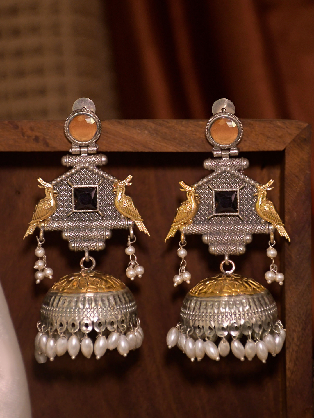 NAMAN ARTS Contemporary Jhumkas Earrings