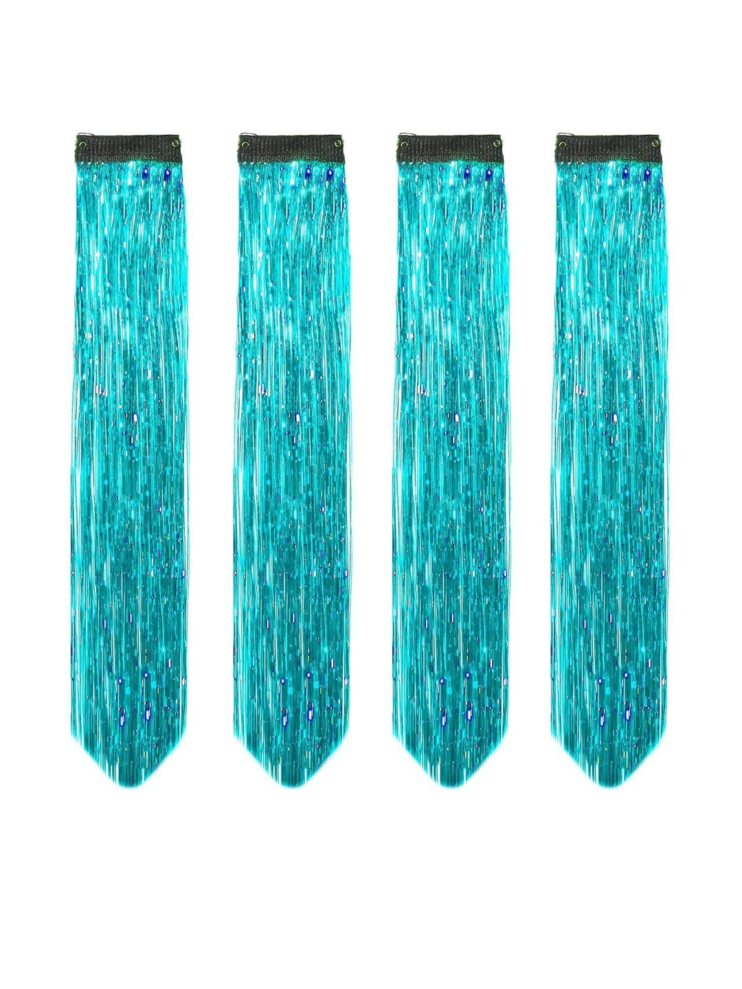 VIEWS Clip-In Wavy Locks Hair Extension Blue - 24 Inch