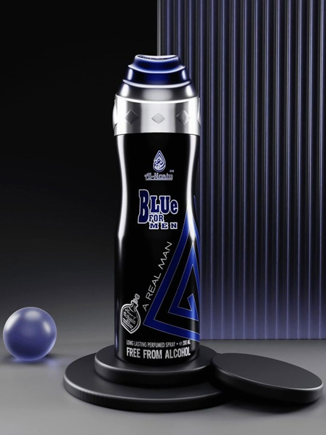 Al-Nuaim Men Blue Alcohol-Free Long Lasting Deodorant Spray - 200 ml