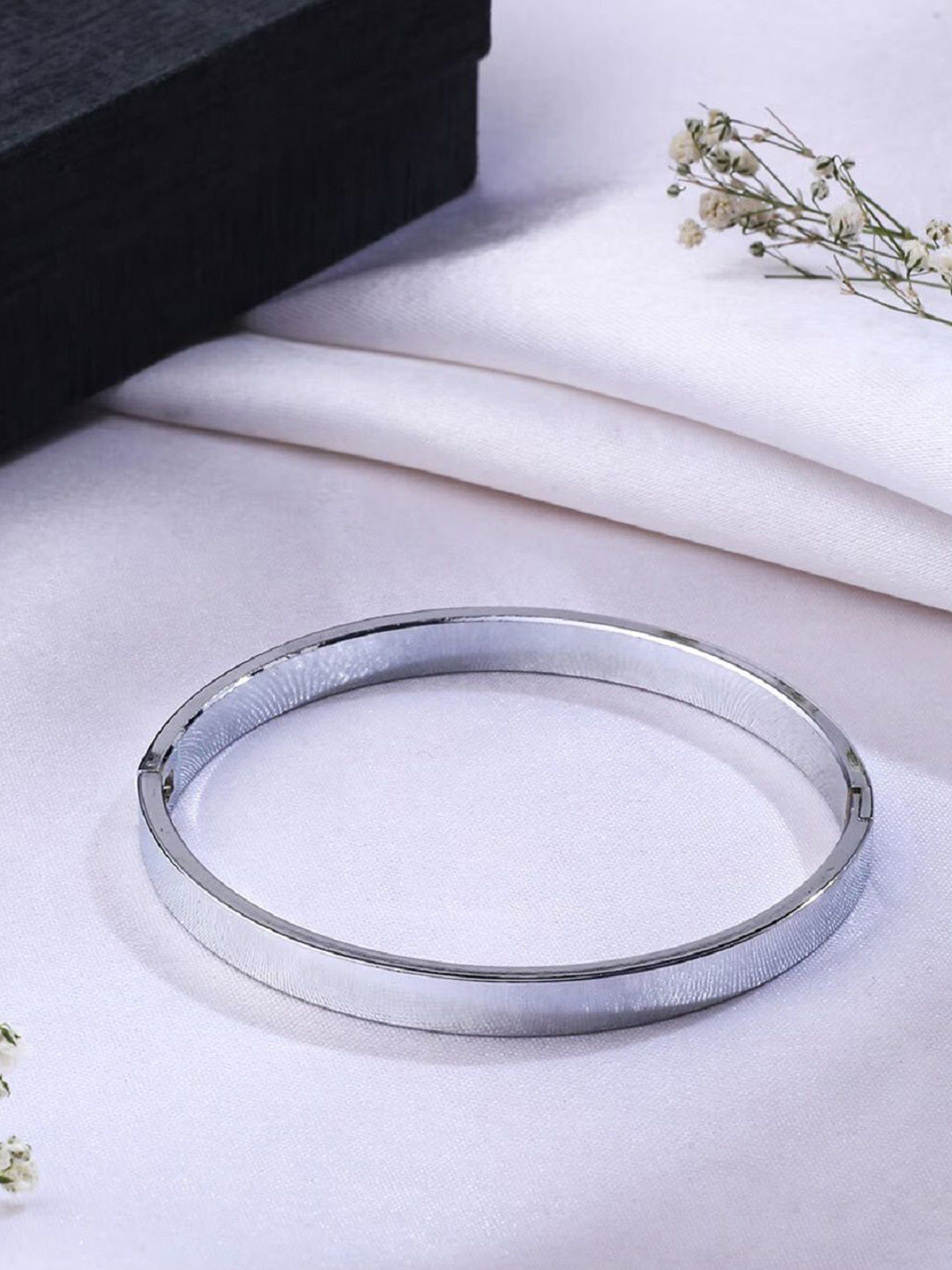 Mahadev Immitation Women Silver-Plated Kada Bracelet