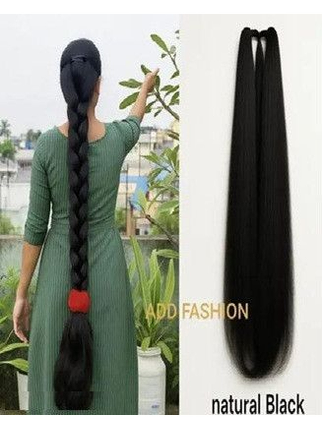 VIEWS Women Wavy Clip-In Locks Hair Extension