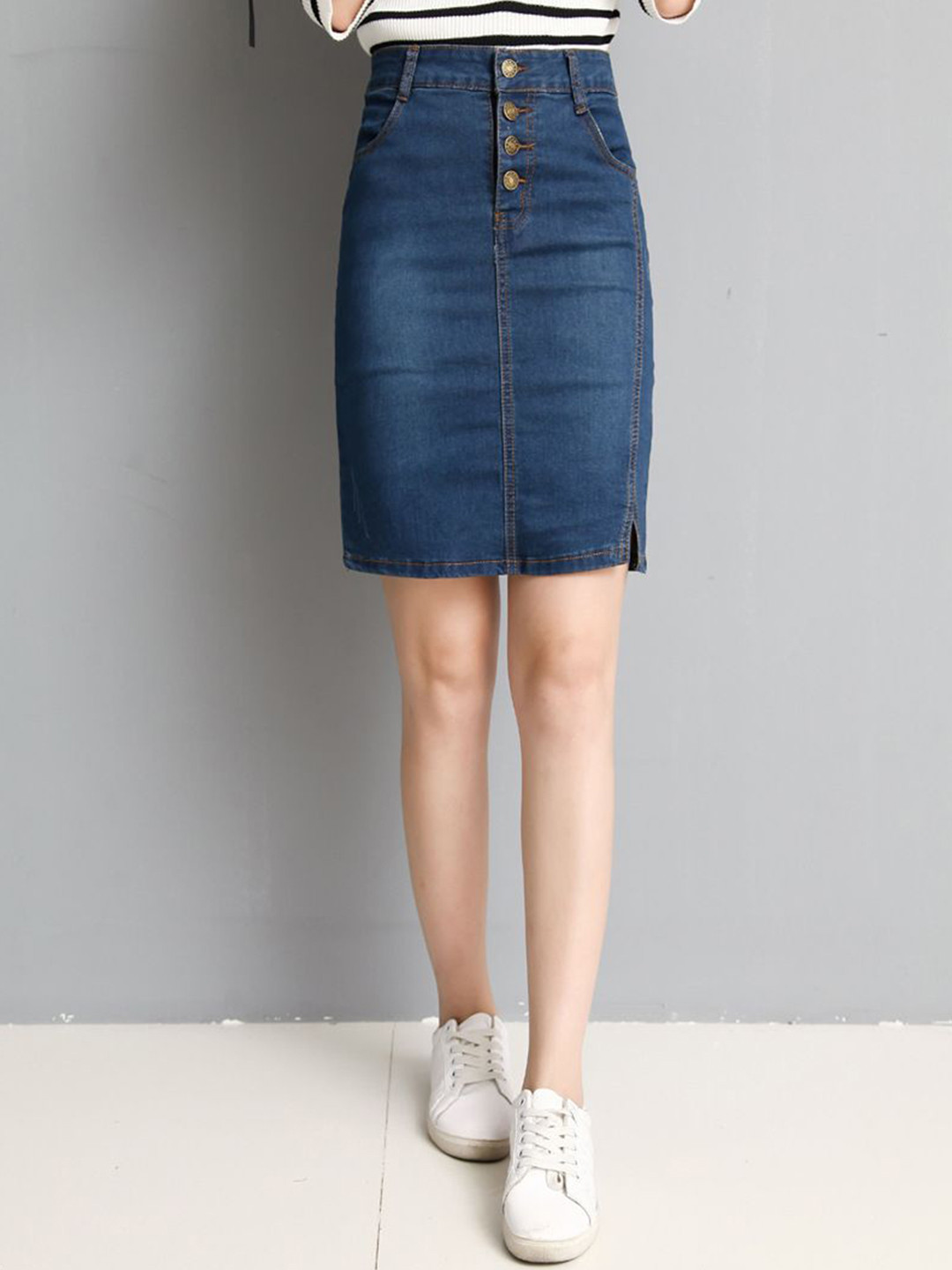 StyleCast Women Straight A-Line Above Knee Skirt