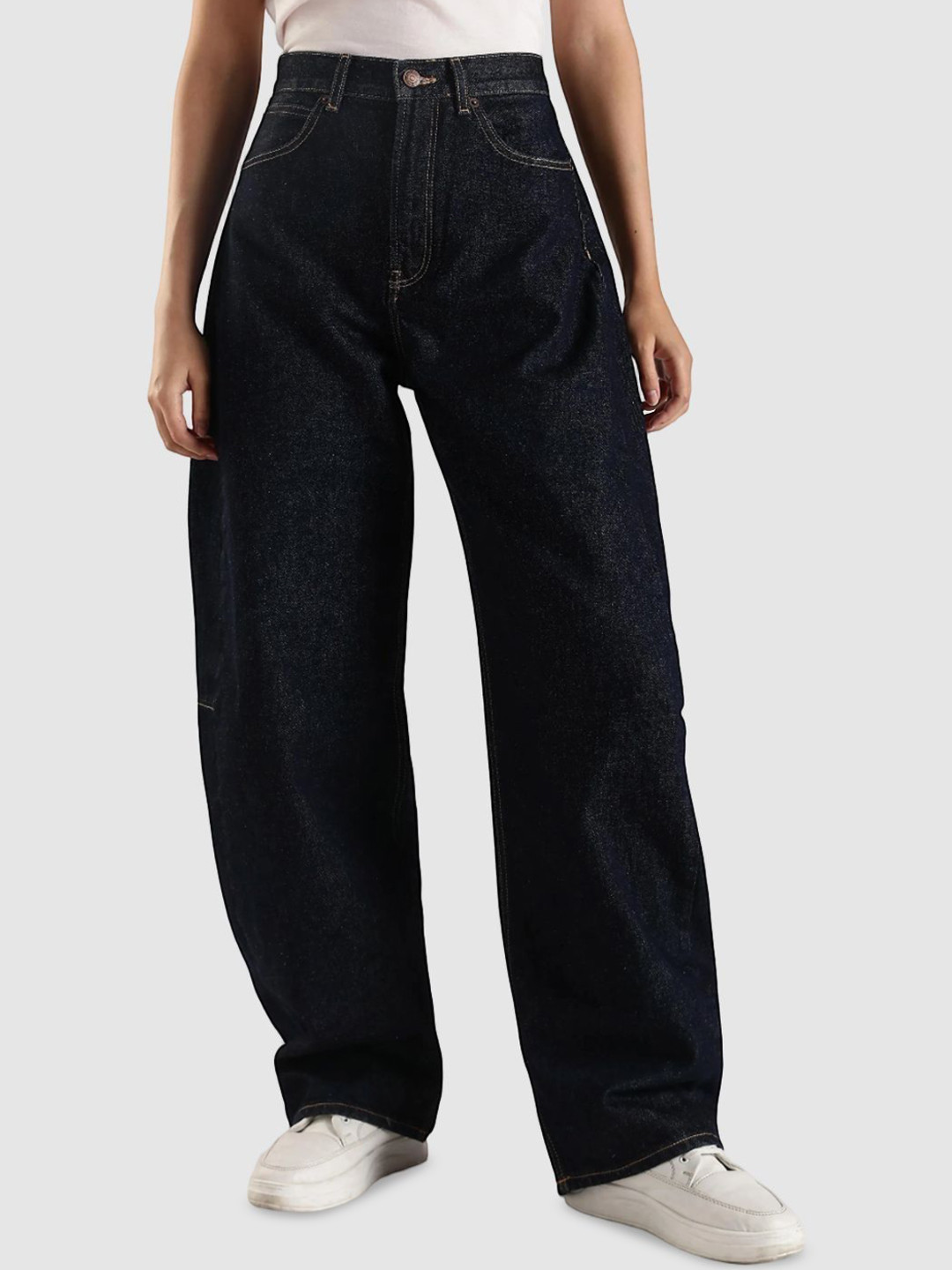 Calvin Klein Jeans Women Baggy Fit High Rise Jeans