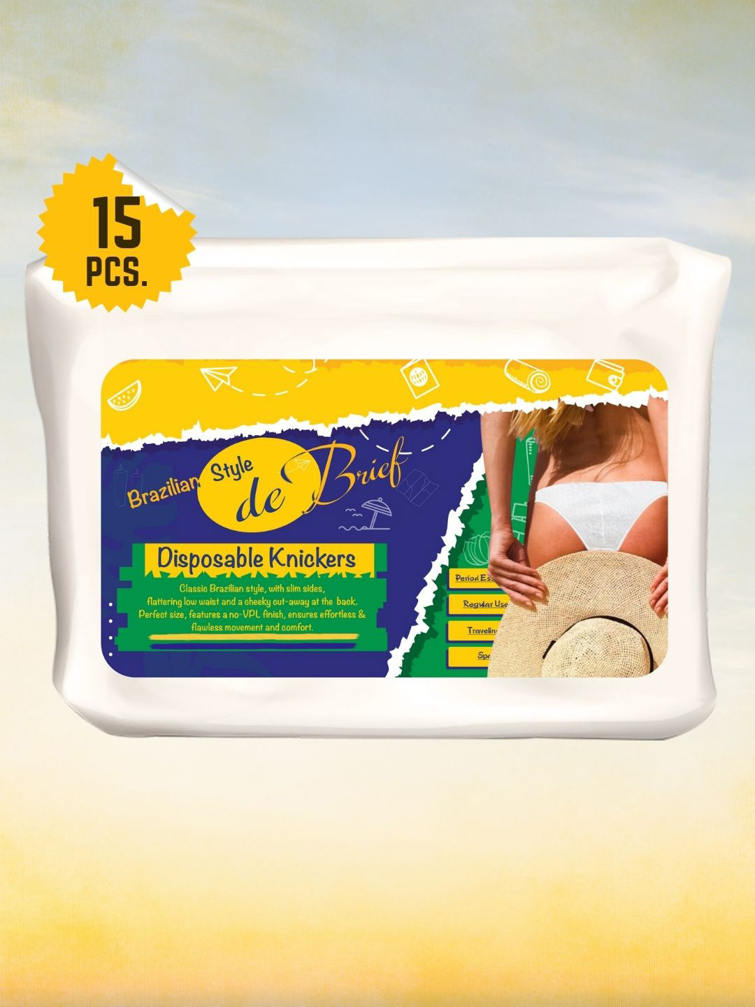 Prowee De-Brief Disposable Panty Brazilian Knickers DB001C0XS