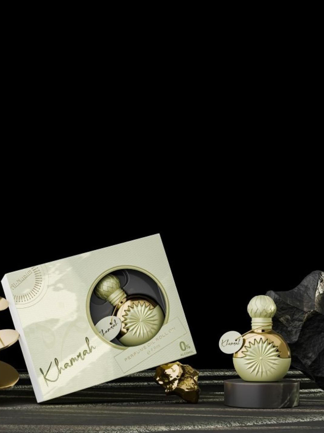 Al-Nuaim Set Of 2 Kamrah Long Lasting Attar Roll On - 9.9 ml Each