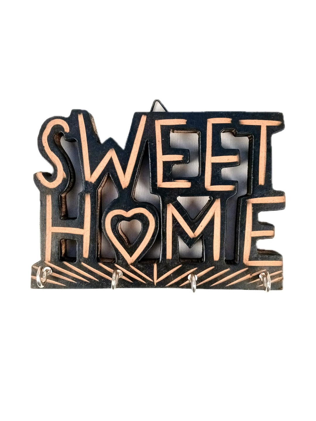 Apka Mart Sweet Home Wall Hanging Key Holder