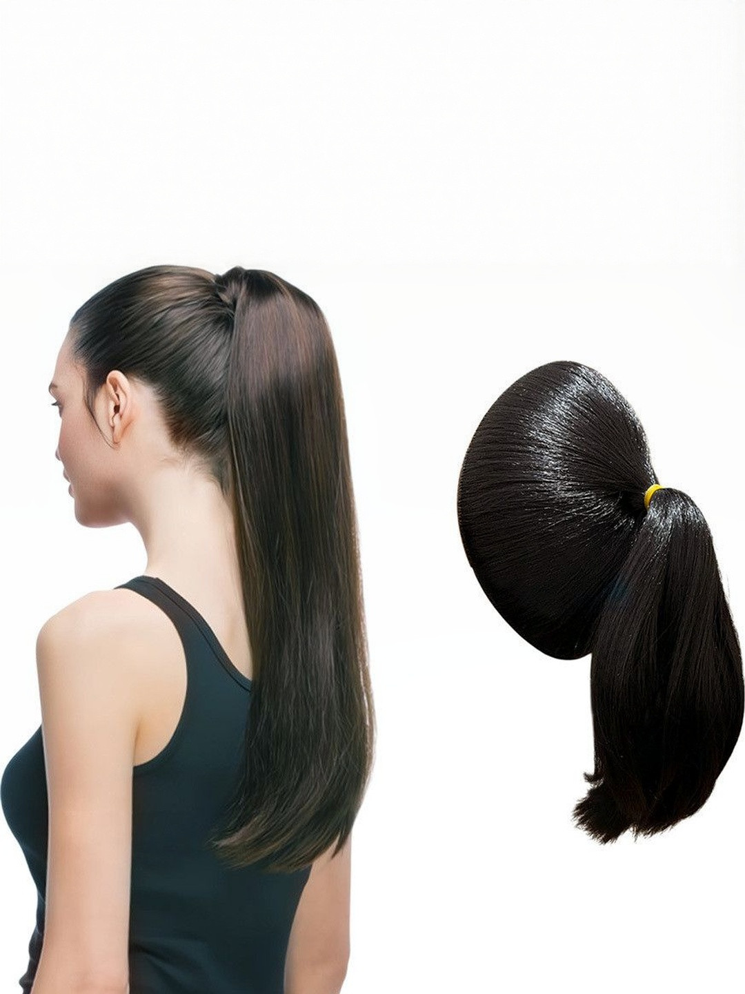 VIEWS Tape-In Straight Toupee Extension - Brown - 14 Inch