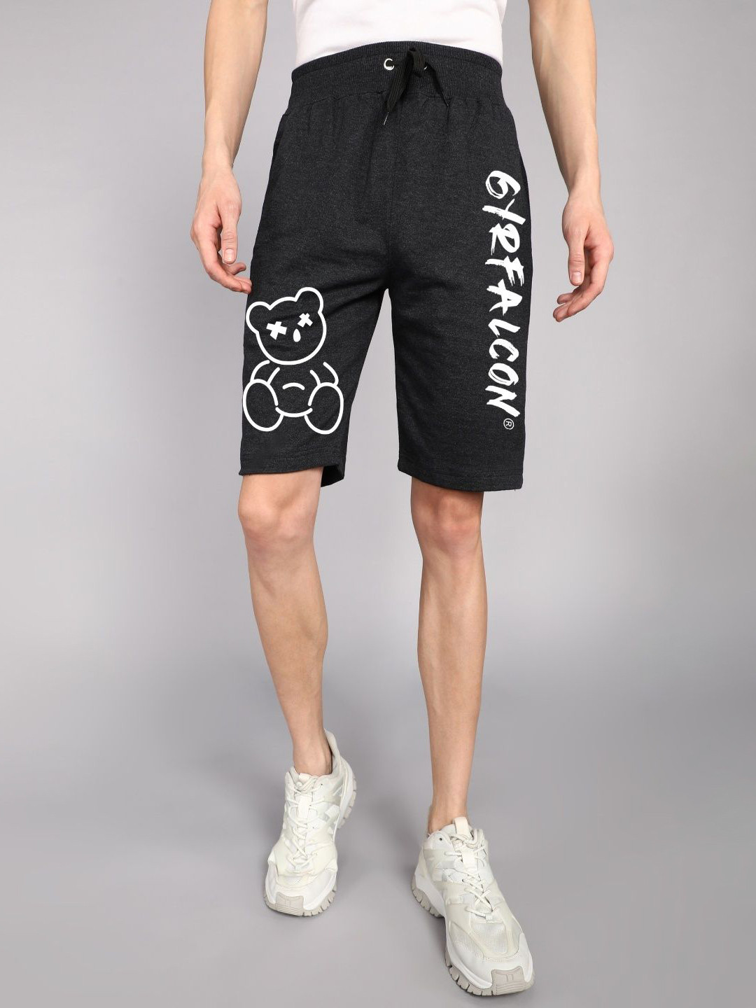 GYRFALCON Men Printed Running Shorts