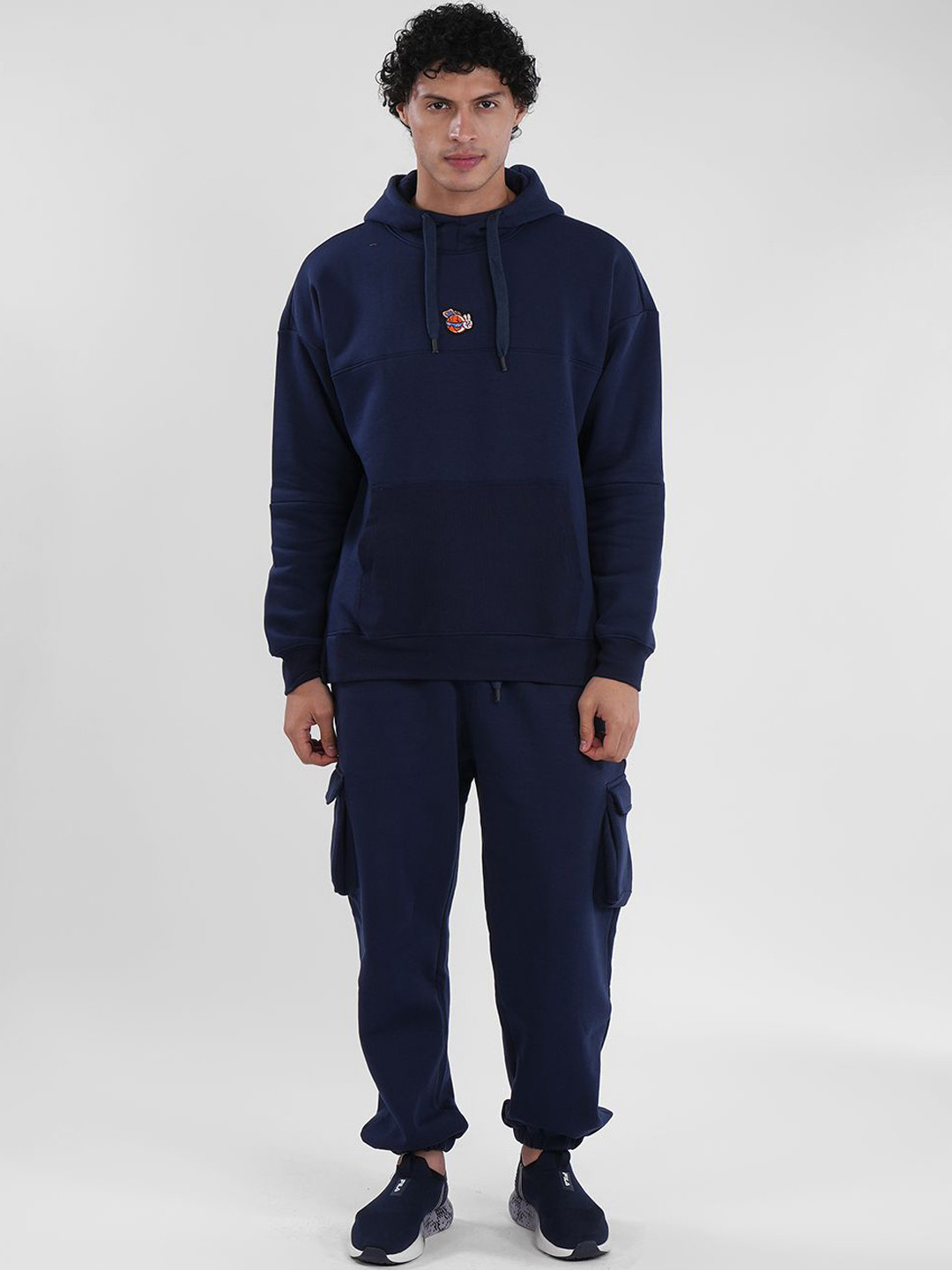 FILA Toad Bottom Unisex Cotton Loose-Fit Cargo Joggers