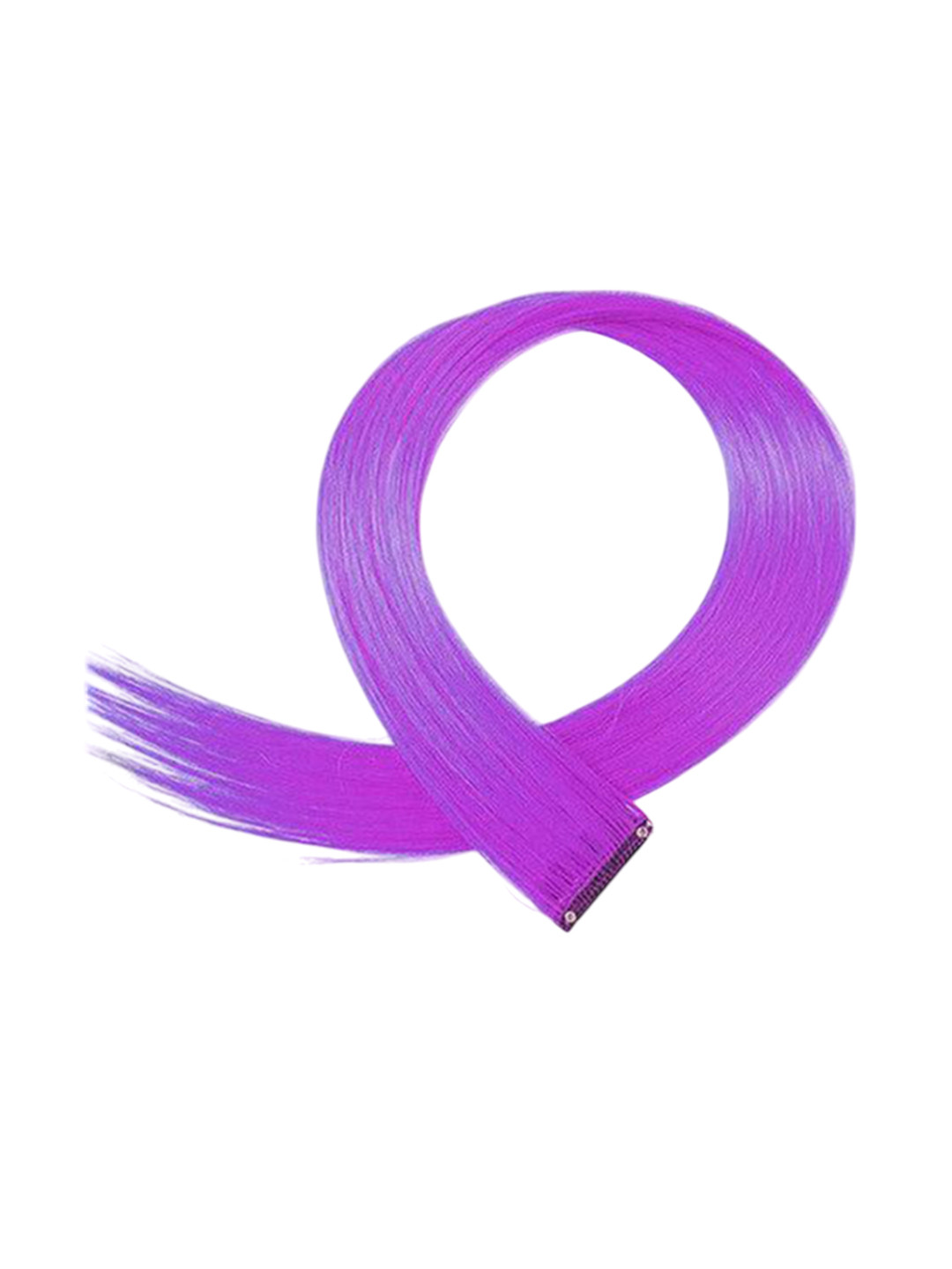VIEWS Women Purple Wavy Clip-In Locks Hair Extension
