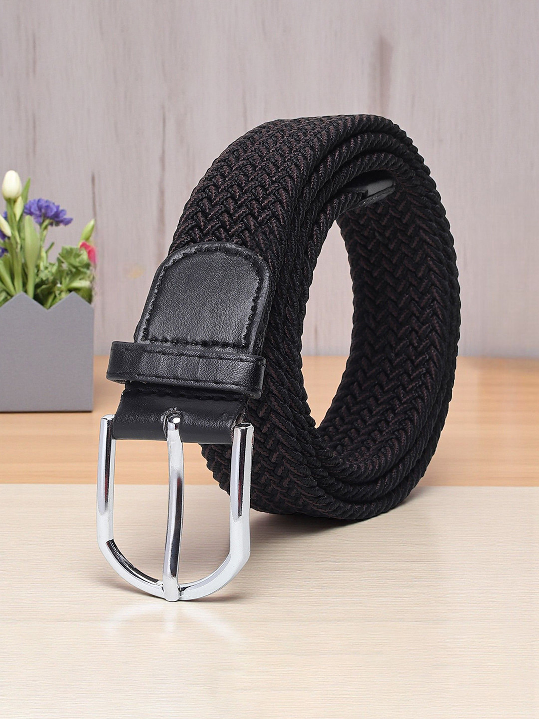 DressBerry Women Woven Design Formal Belt