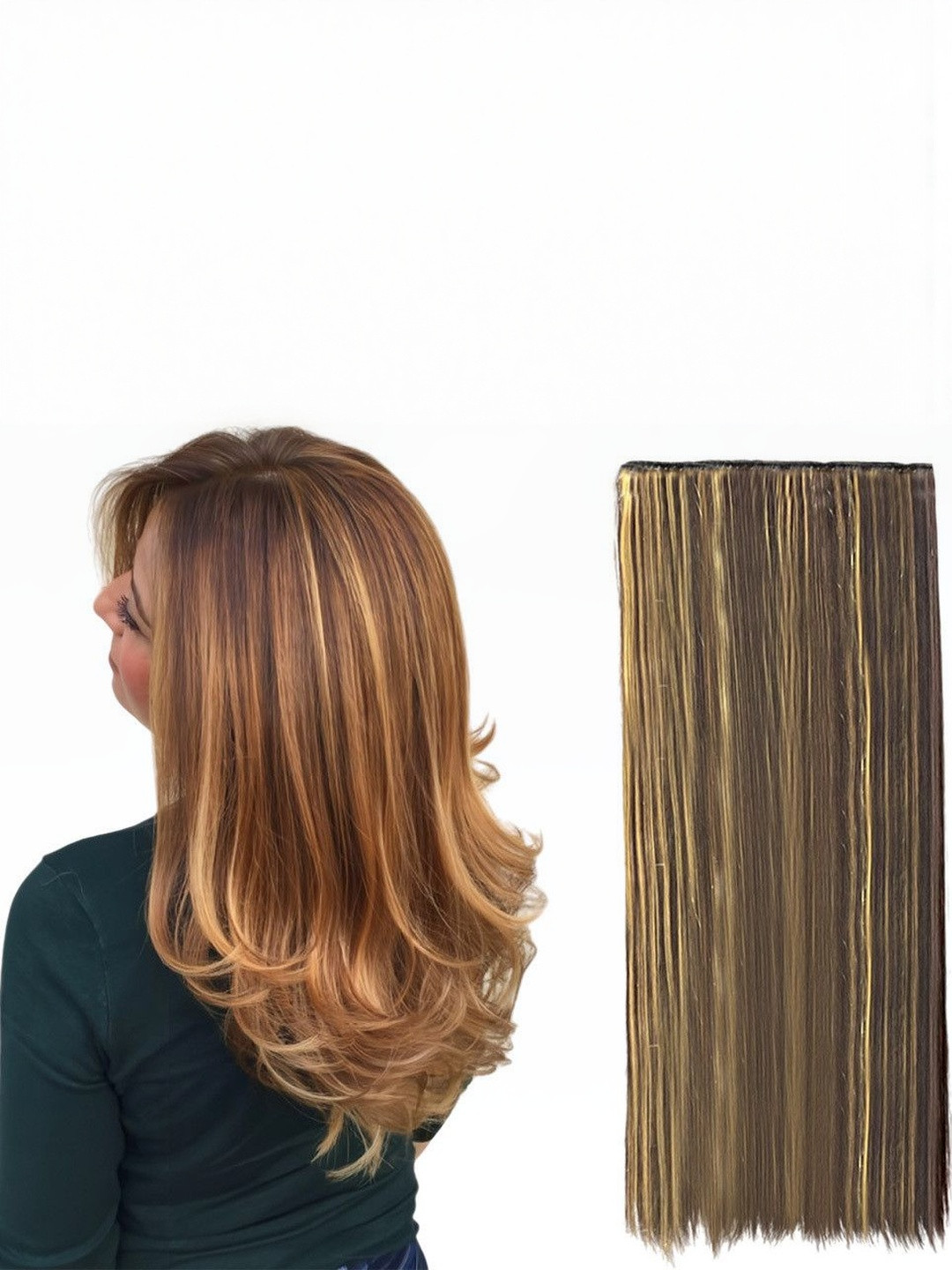 VIEWS Multi Wavy Clip-In Locks Hair Extension 24 inch