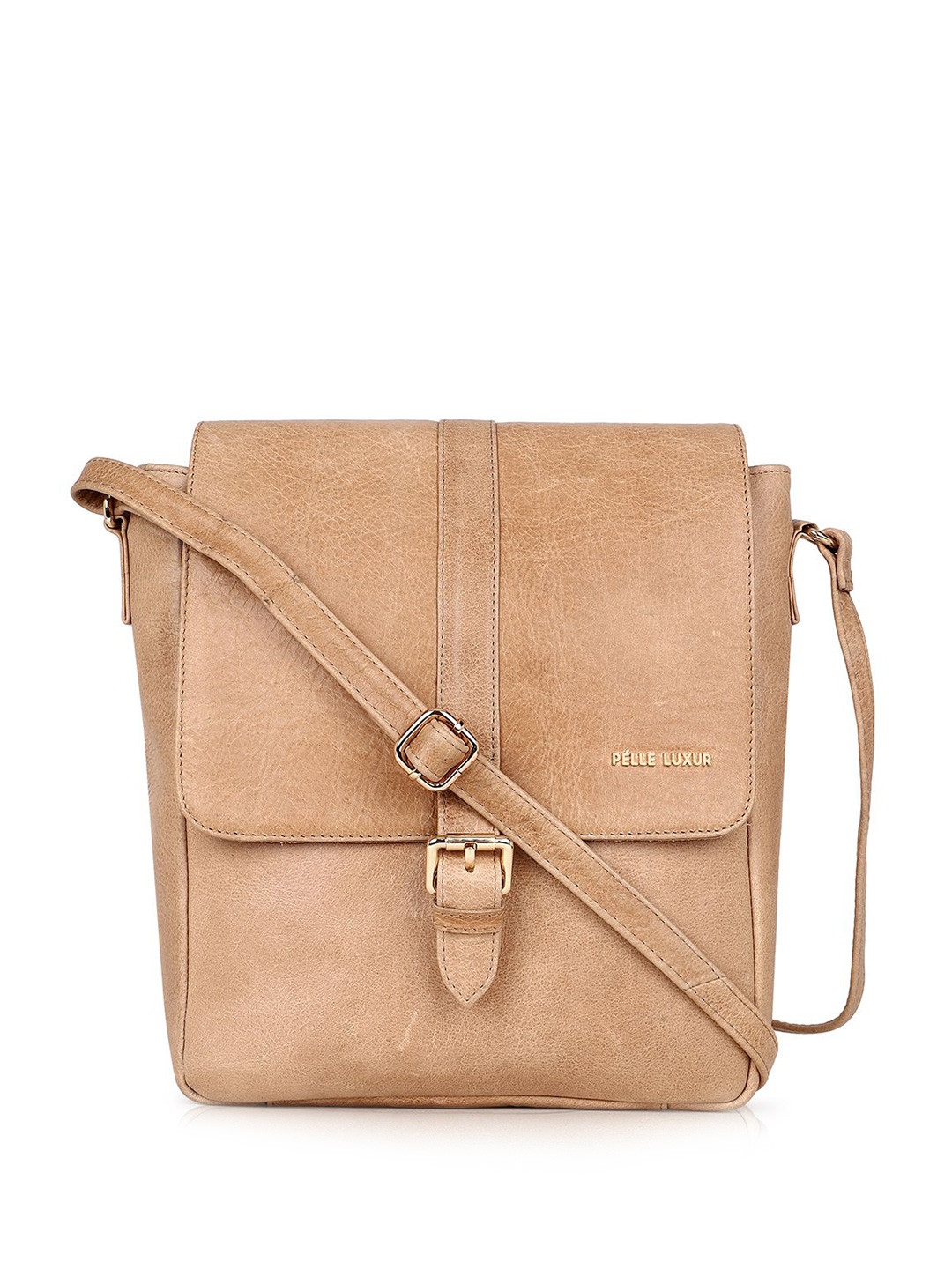 PELLE LUXUR Leather Shopper Shoulder Bag