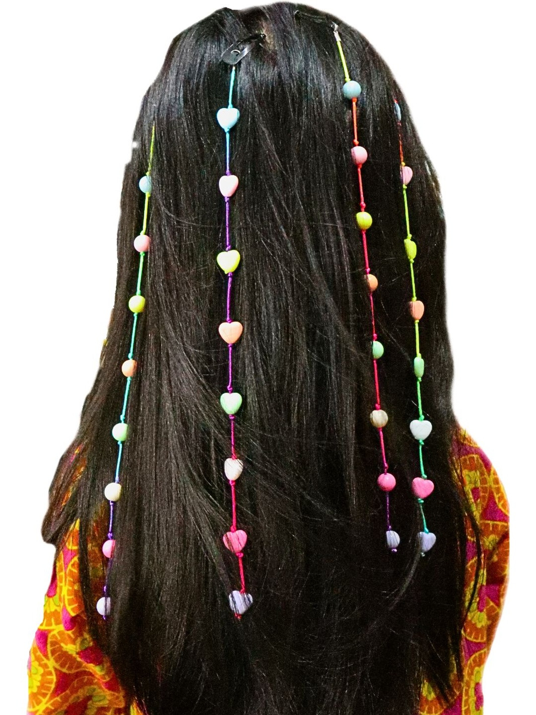 Kamule Girls Plastic Embellished Tic Tac Hair Clip