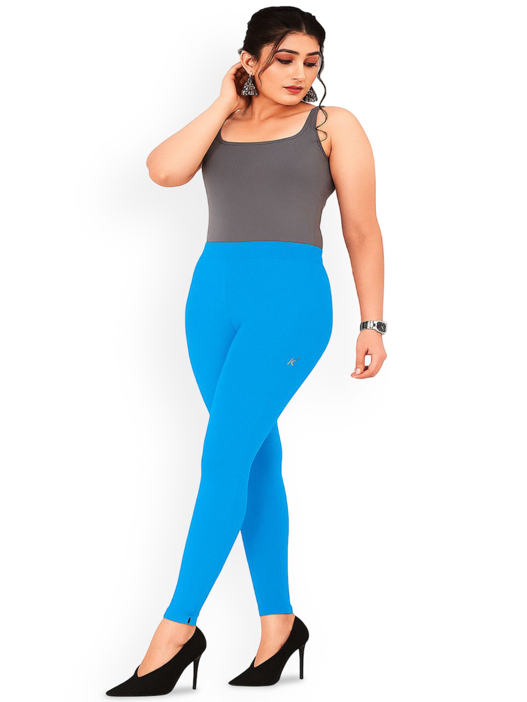 E-Bin-Sales Women Stretchable Ankle-Length Leggings