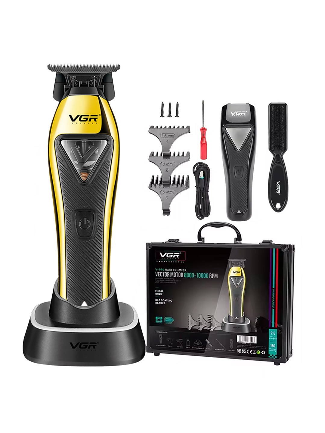 VGR V-994 Professional Hair Trimmer - Gold