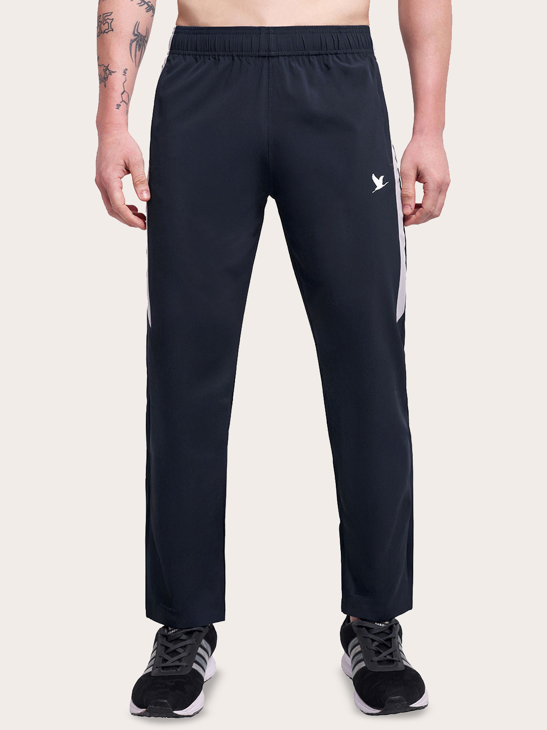 OXPECKER Enduro Men Side Striped Sweat Wicking Mid-Rise Track Pant