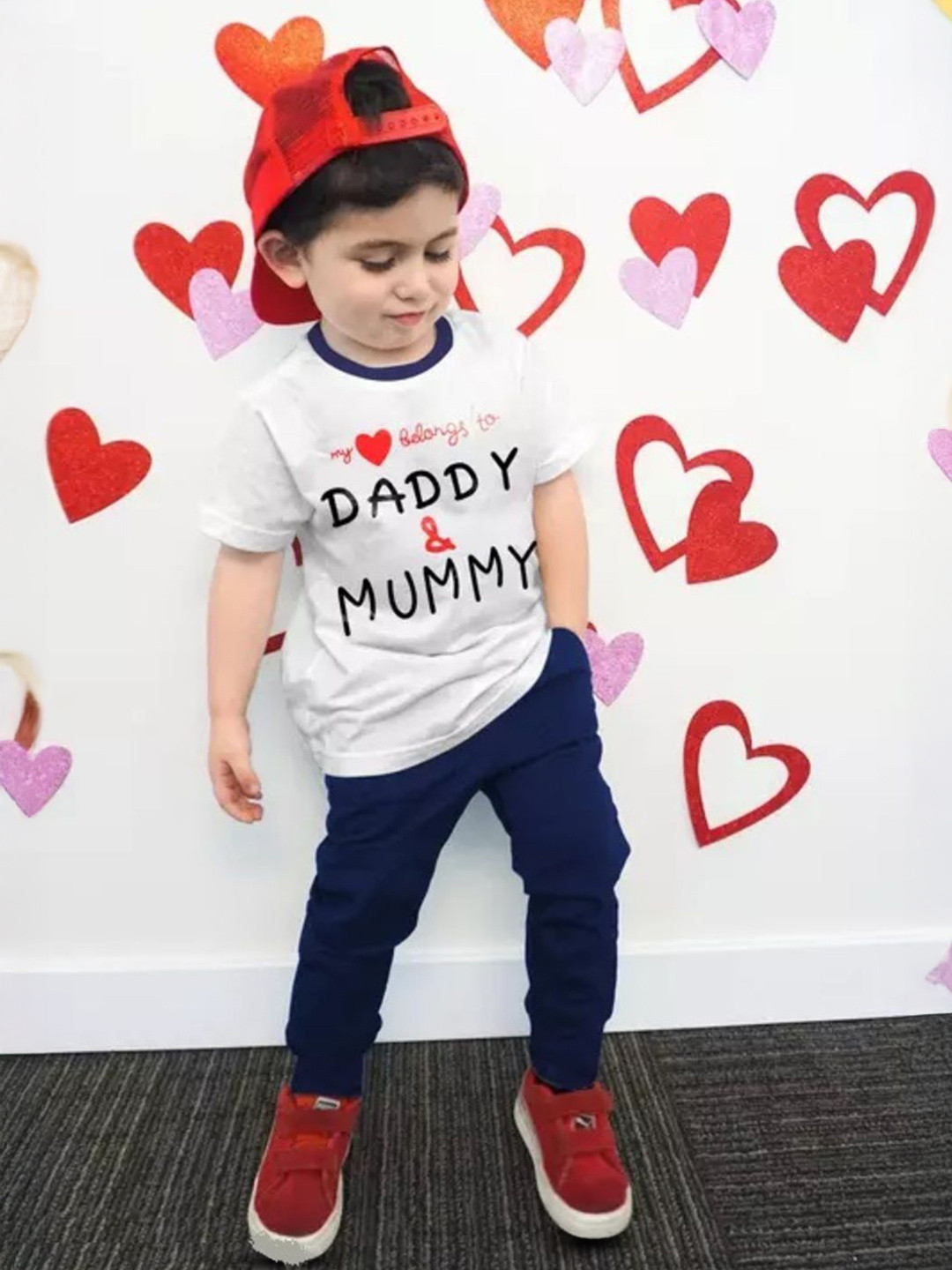 JENNY GARMENT Kids Printed Short Sleeves T-shirt With Trousers