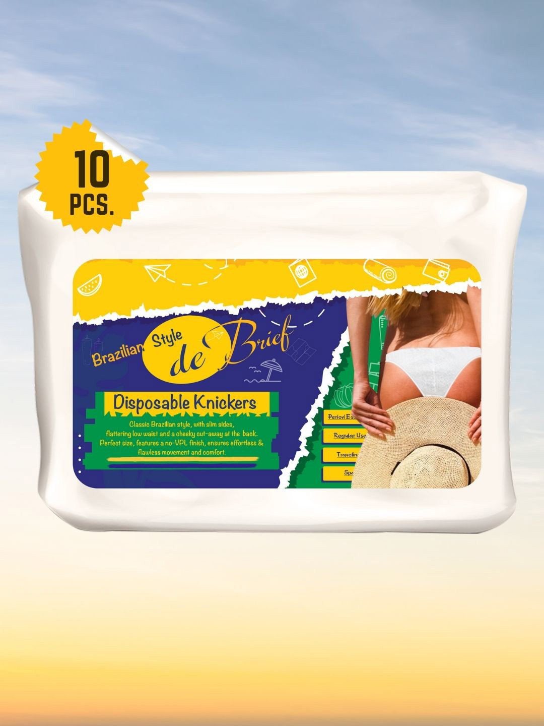 Prowee De Brief Women No Visible Breathable Disposable Panty