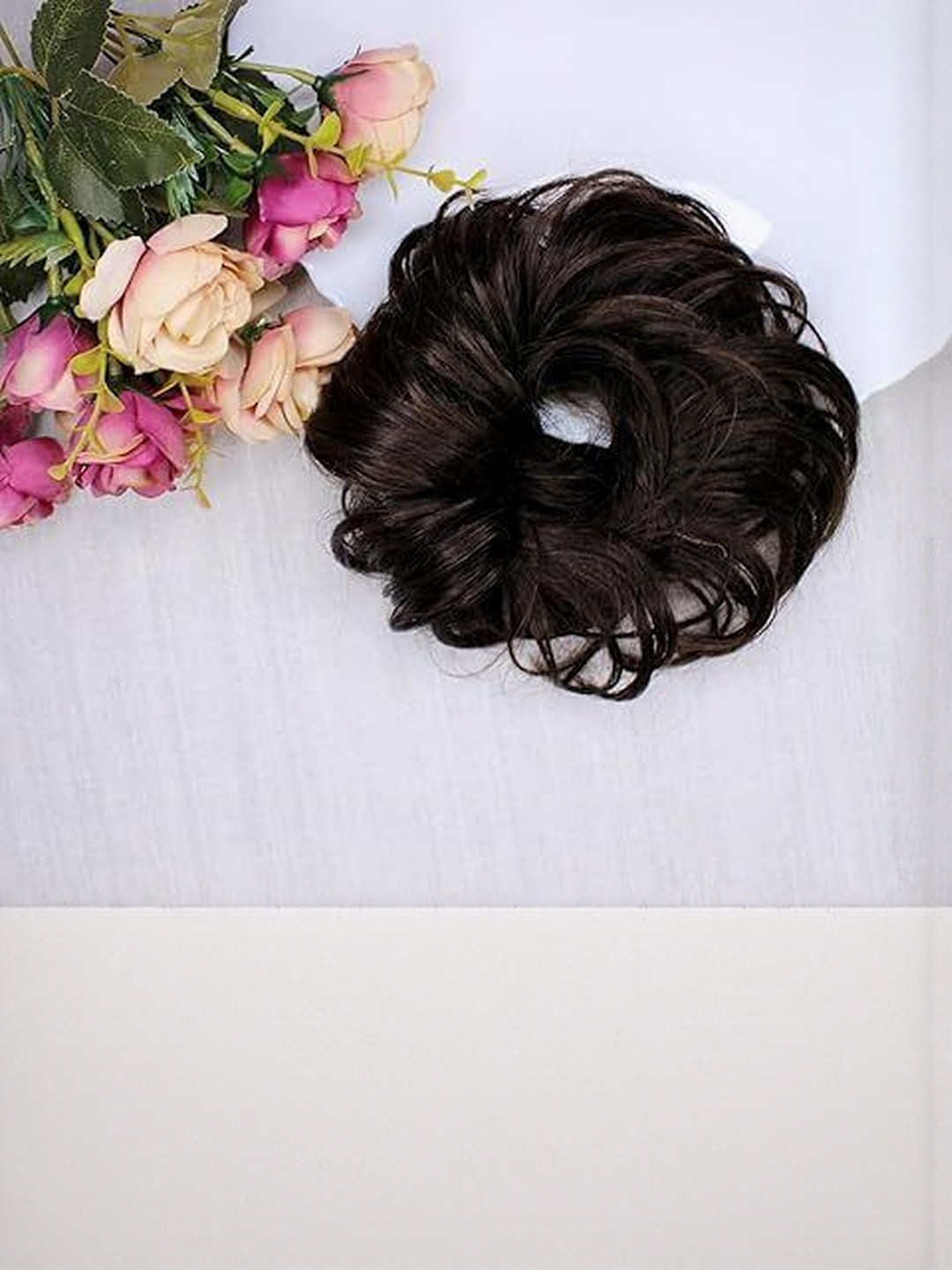 VIEWS Halo Wavy Bun Hair Extension - Brown - 12 Inch